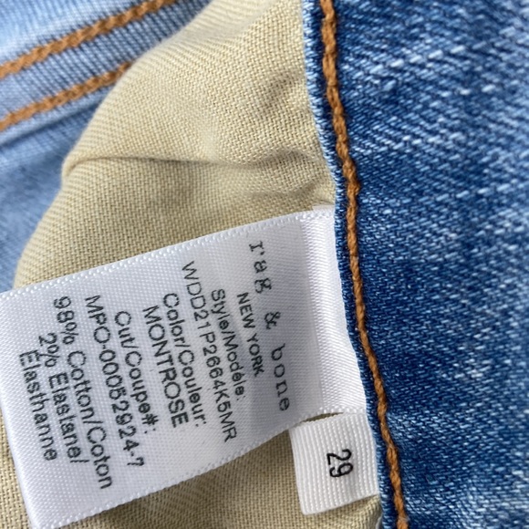 Rag & Bone Nina High Rise Skinny Denim Jean - Picture 4 of 6